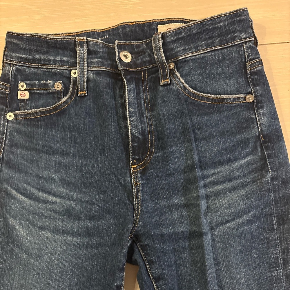 Ag Adriano Goldschmied Dark Blue Flare Jeans